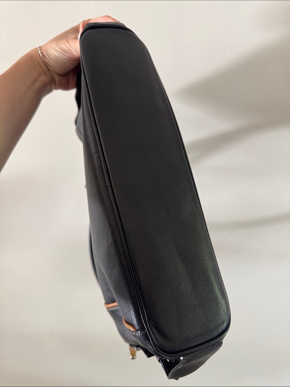 Vintage Balenciaga Black Leather Shoulder Bag - Picture 11 of 11